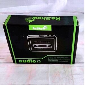 ReShow USB Cassette Capture Converter MP3 Player Audio Recorder for PC